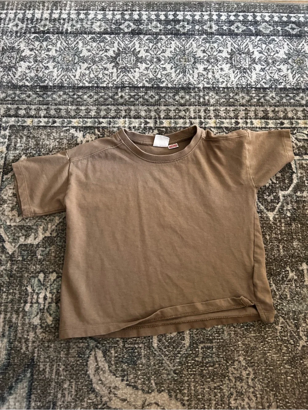 Zara Kids Taupe Brown Tee & Jogger Set - Picture 2 of 3